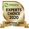 Mozo Experts Choice Exceptional Value Award
